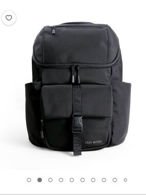 Itzy Ritzy Belong Bucket Backpack Diaper Bag in Black NWT